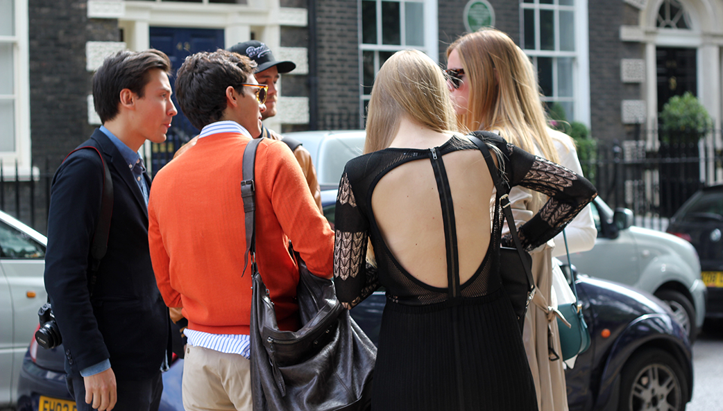 Fashion Week, London,  snapshots
