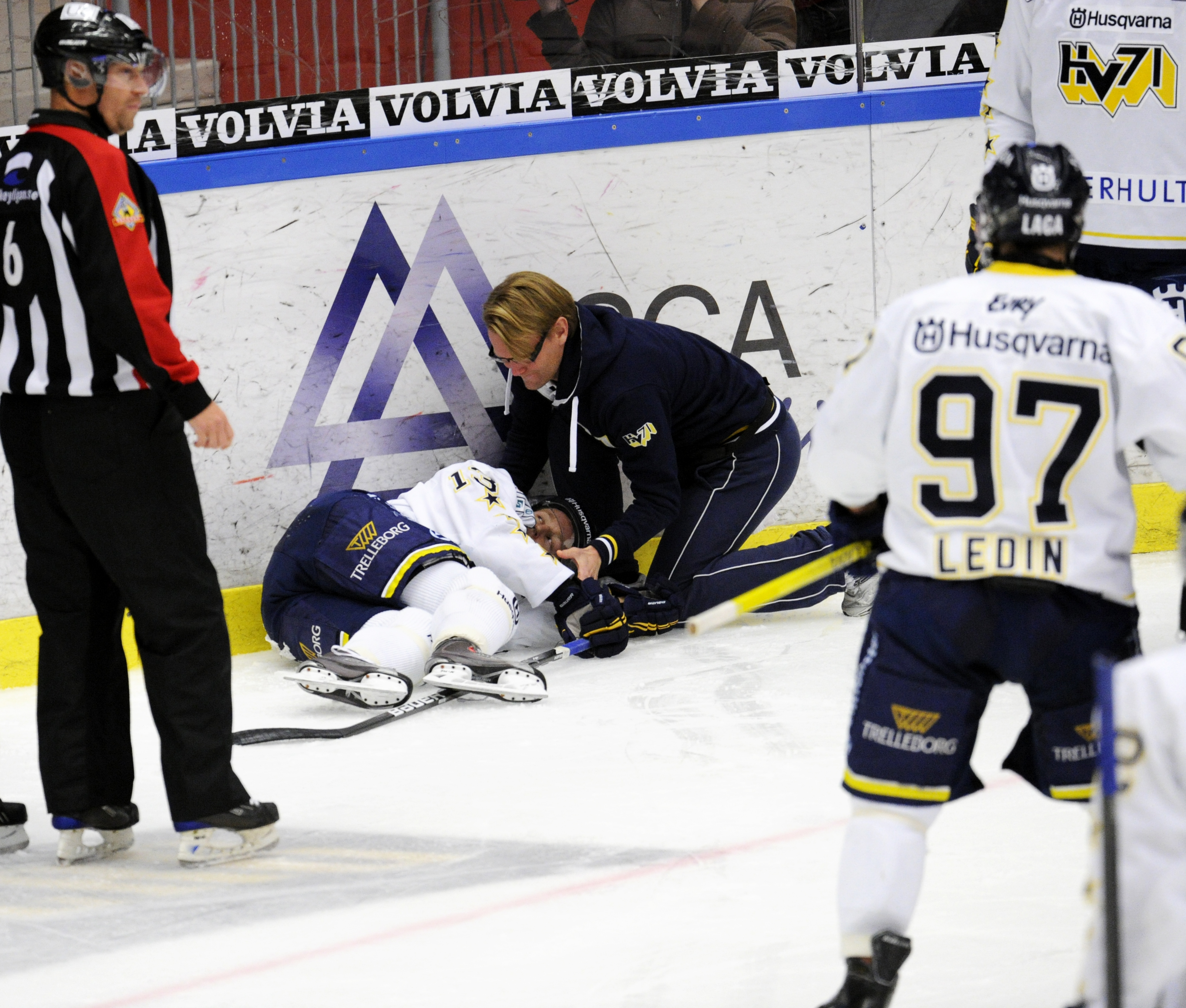 Oscar Sundh, Olycka, Hjärnskakning, HV71