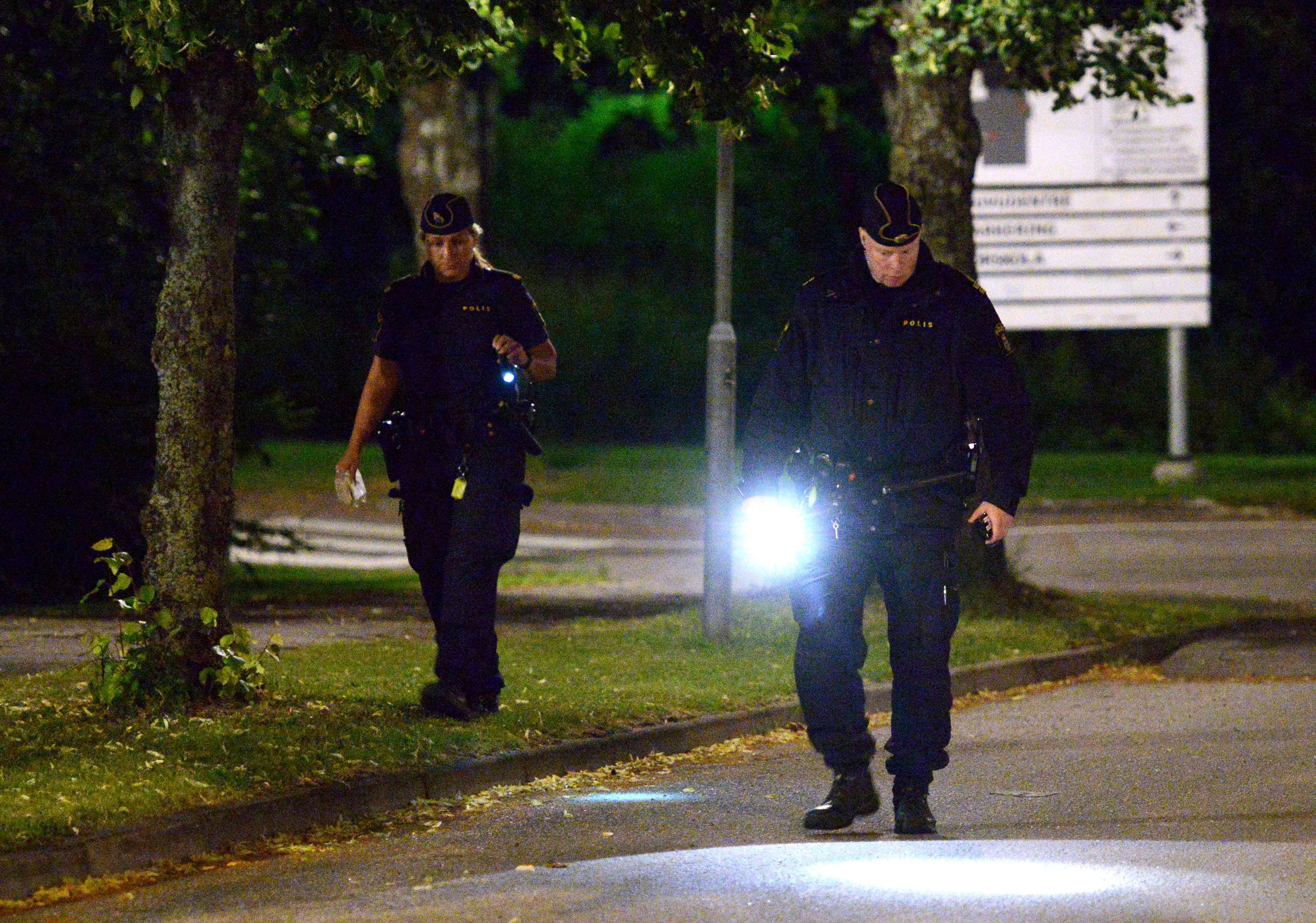 Skottdrama, Eskilstuna, Polisen, Skottskadad