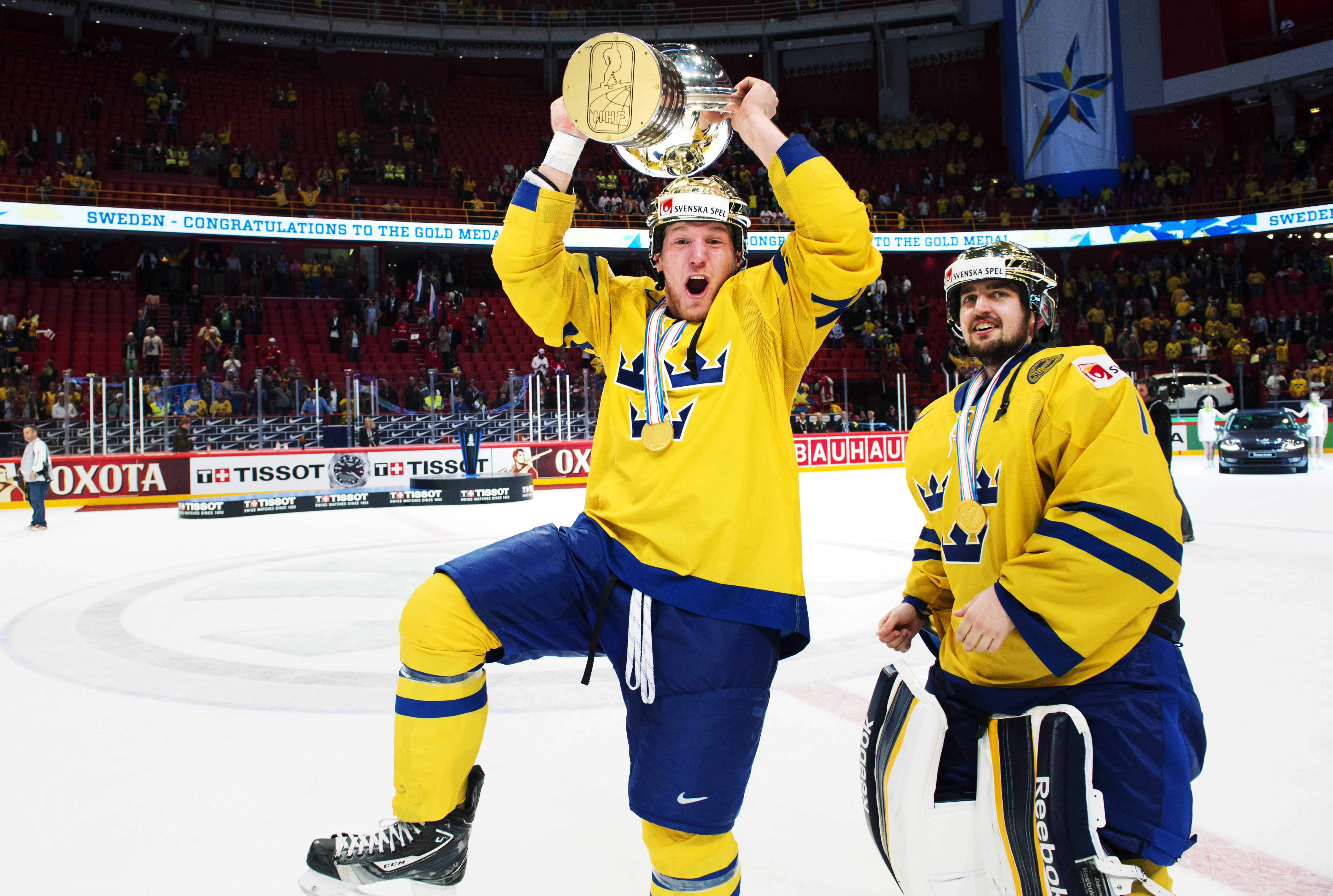 Schweiz, Sverige, Hockey-VM, VM-guld