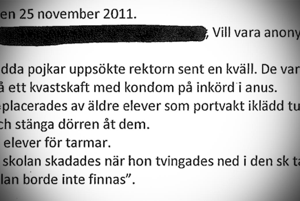 Internat, Mobbning, Lundsberg