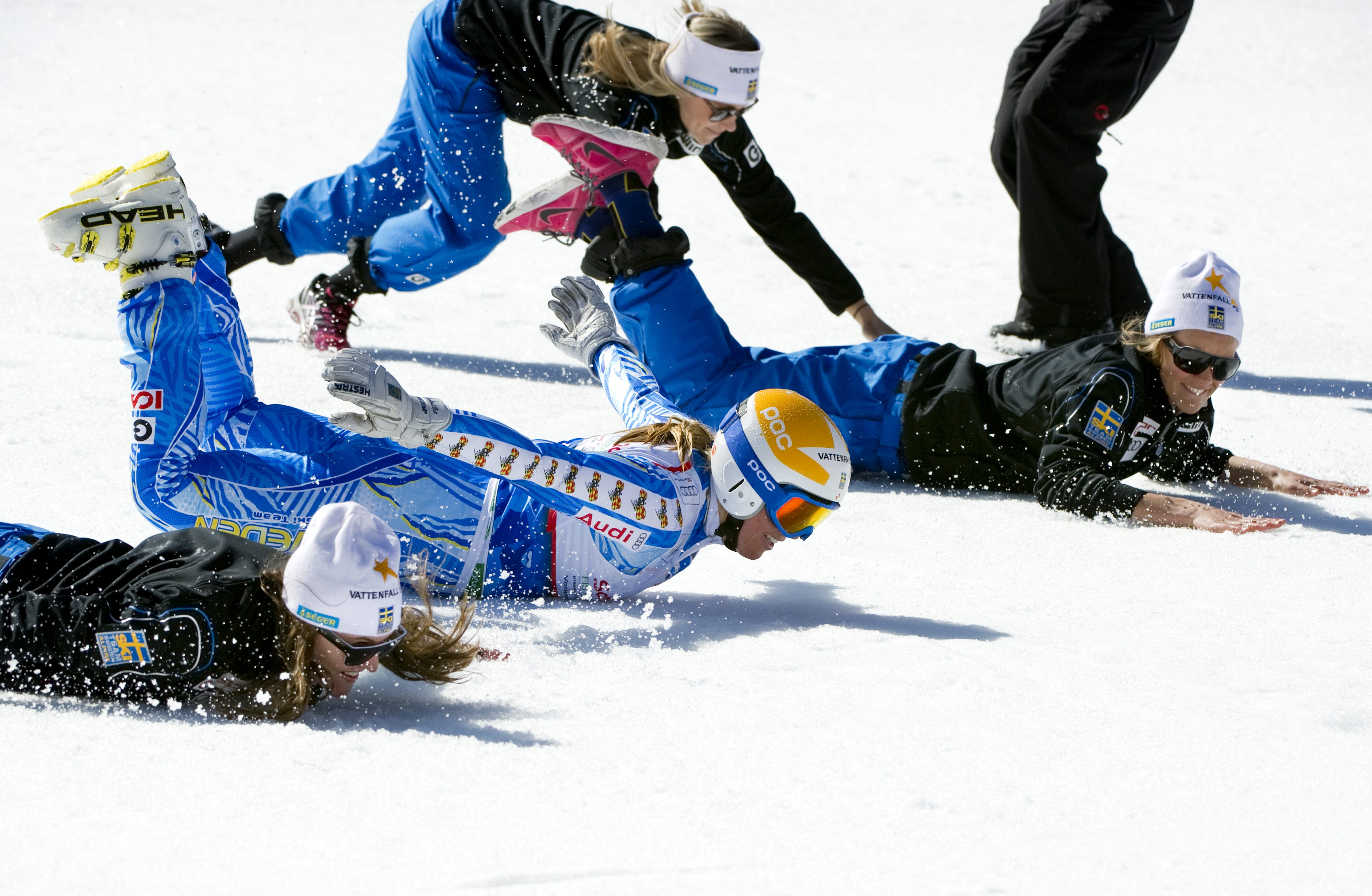 Mamma, Anja Parson, Stortlopp, skidor, Slalom, Barn, Alpint