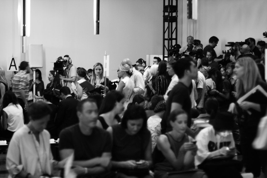  snapshots, New York Fashion Week, Helmut Lang