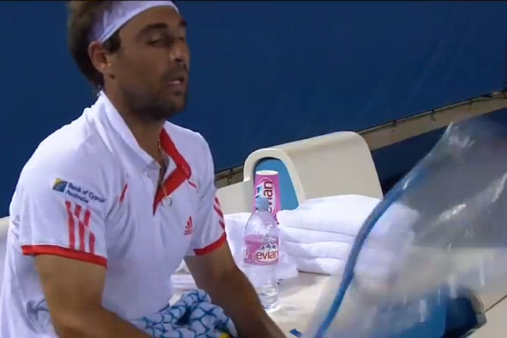 Racket, Australian Open, Marcos Baghdatis, Rasande, Stanislas Wawrinka, Arg