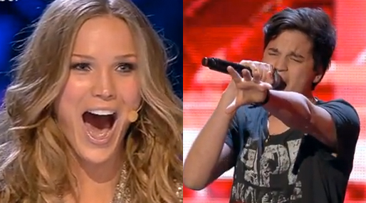 X-factor, Eric Saade, Marie Serneholt, Oscar Zia