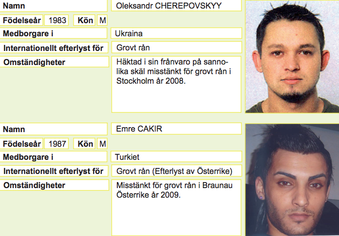 Polis, Bedragare, Bedrageri, Goteborg, Denho Acar, Kriminellt, Ikaroslistan, mord, Original Gangsters, Acar, Efterlyst, Narkotika