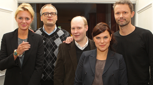 Mia Skäringer, Felix Herngren, Solsidan, Johan Rheborg, Josephine Bornebusch