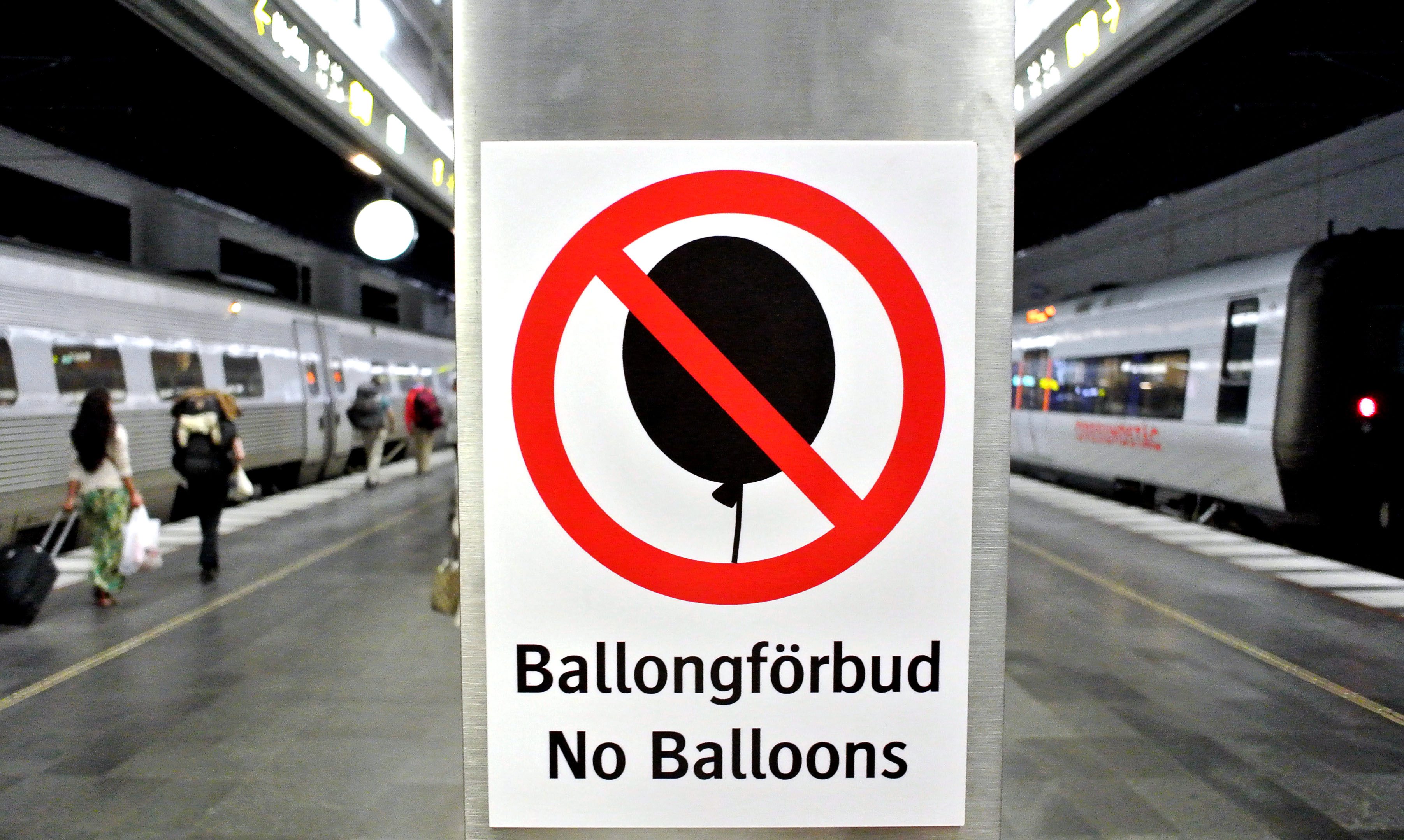 Ballonger, Citytunneln, Helium
