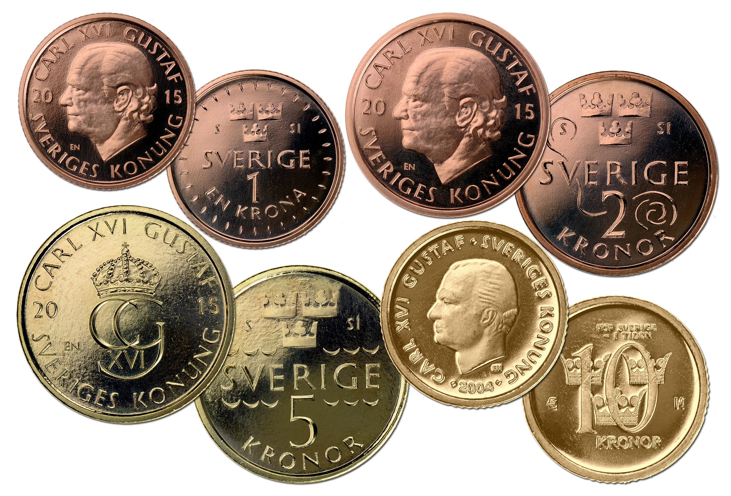 Nya mynt, Riksbanken