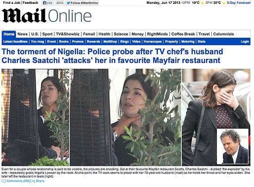 Nigella Lawson,  Charles Saatchi