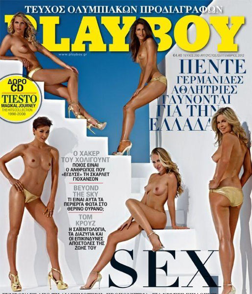 2012, Playboy, Sport, Cover, Omslag