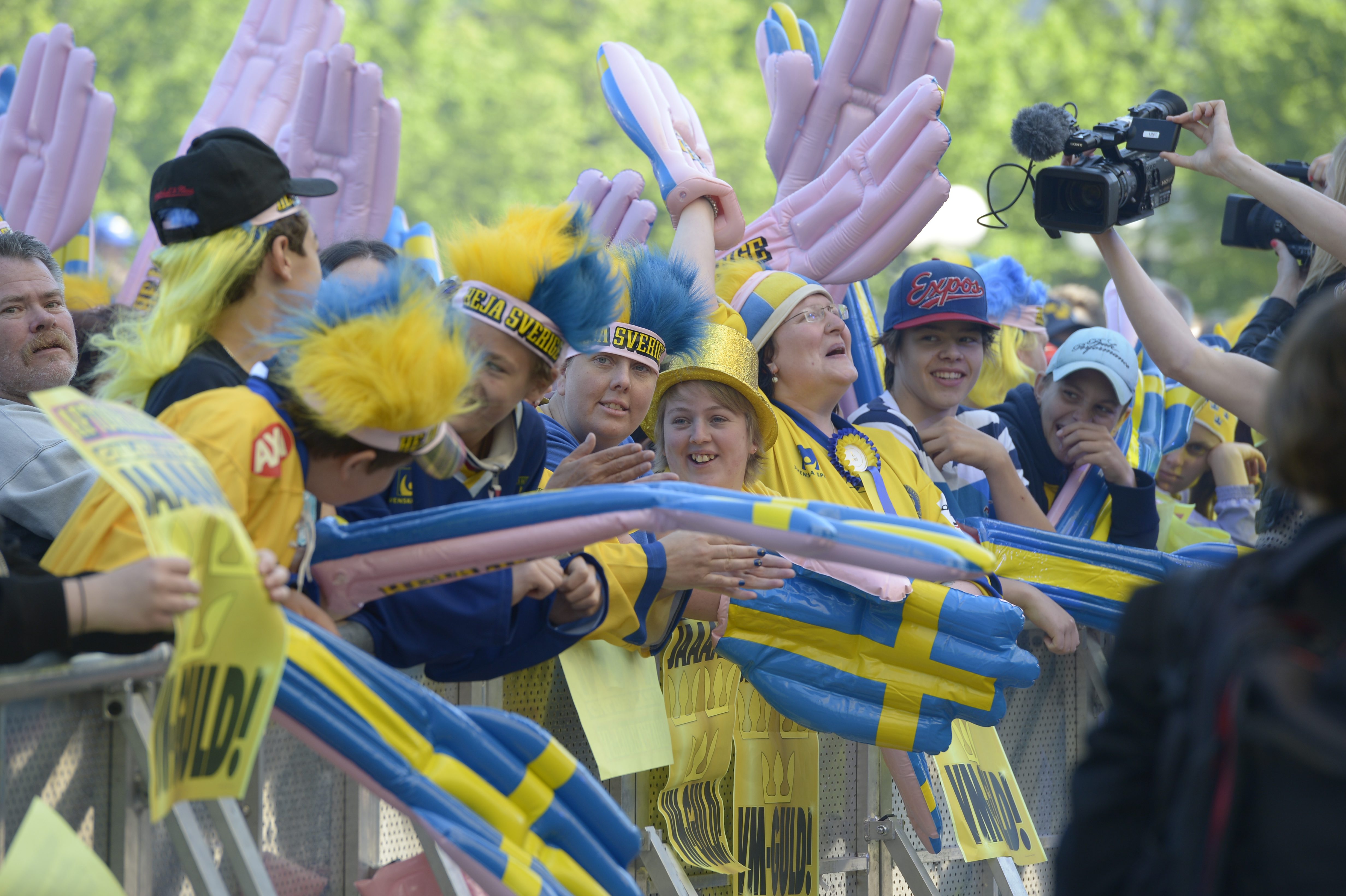 VM-guld, Tre Kronor, Schweiz, Kungsträdgården