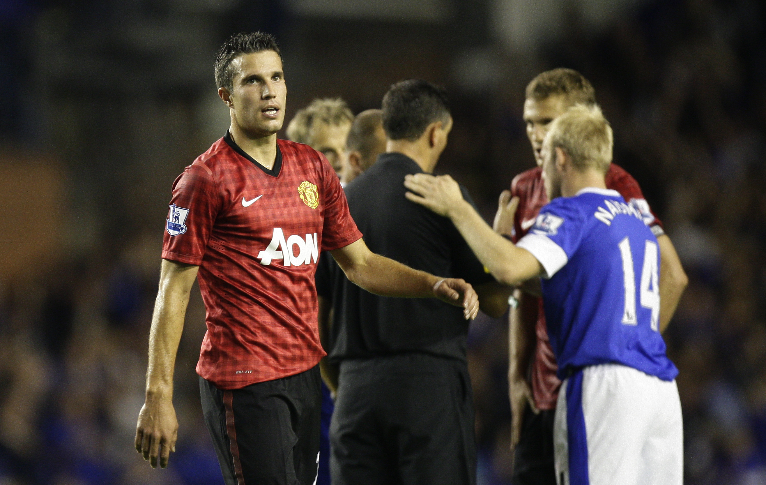 Everton, Premier League, Sir Alex Ferguson, Robin van Persie, Manchester United