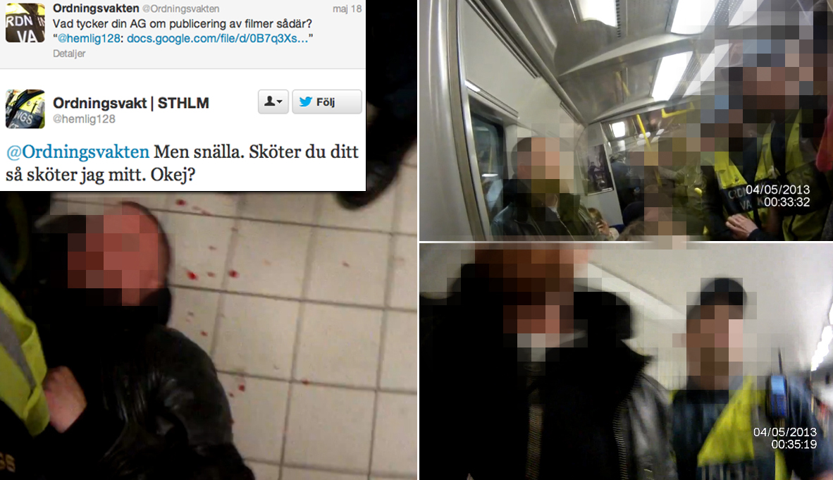 tunnelbana, Polis, Stockholms central, Film, Twitter, Ingripande, Ordningsvakt