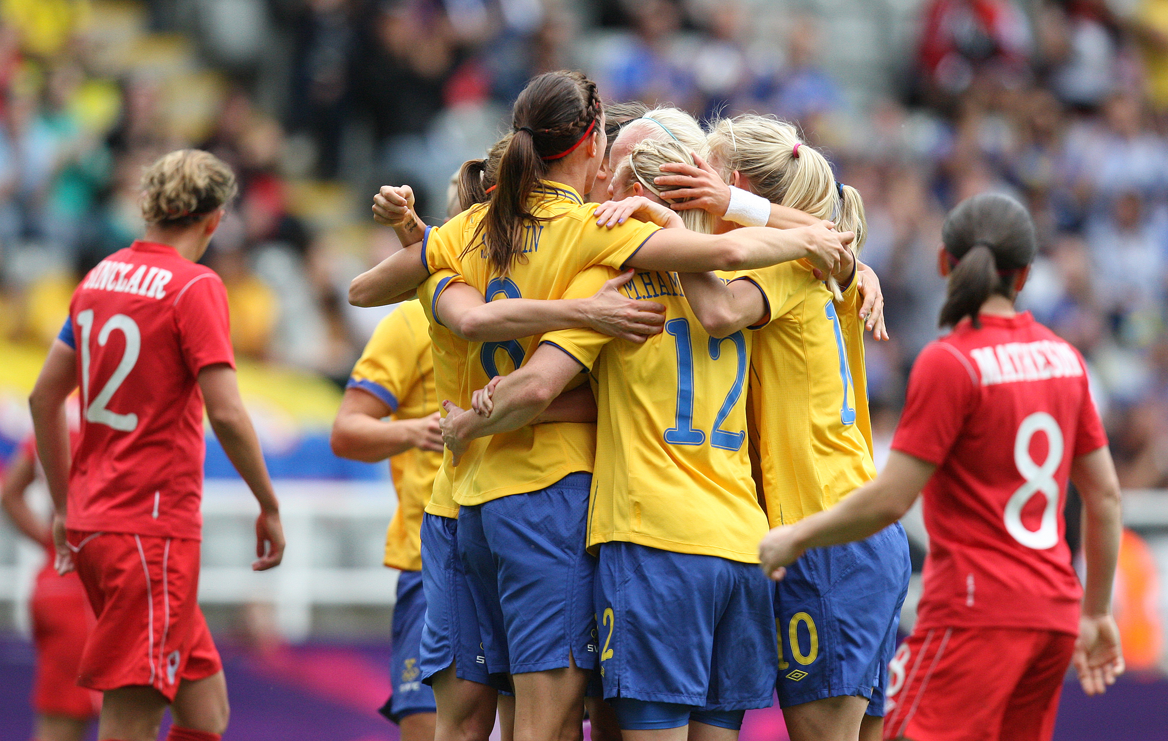 Kanada, Sverige, OS, Fotboll