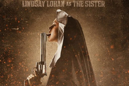 Robert Rodriguez, Lindsay Lohan, Jessica Alba, Machete