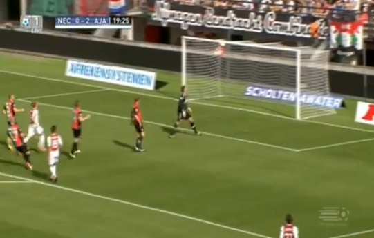 NEC Njimegen, Ajax, Drömmål, Tobias Sana