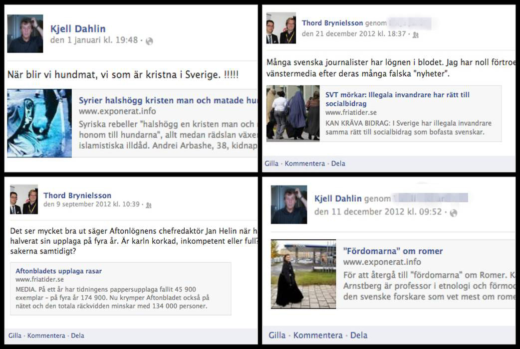 Martin Kinnunen, Kjell Dahlin, Sverigedemokraterna, Linus Bylund, Jimmie Åkesson