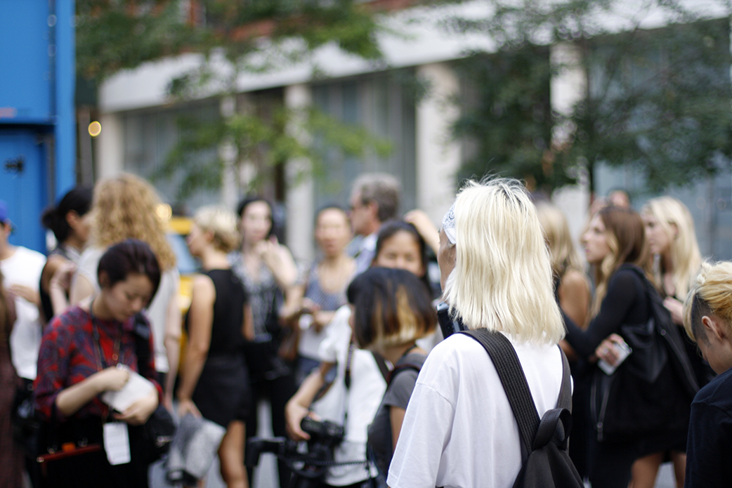 New York Fashion Week,  snapshots, Helmut Lang