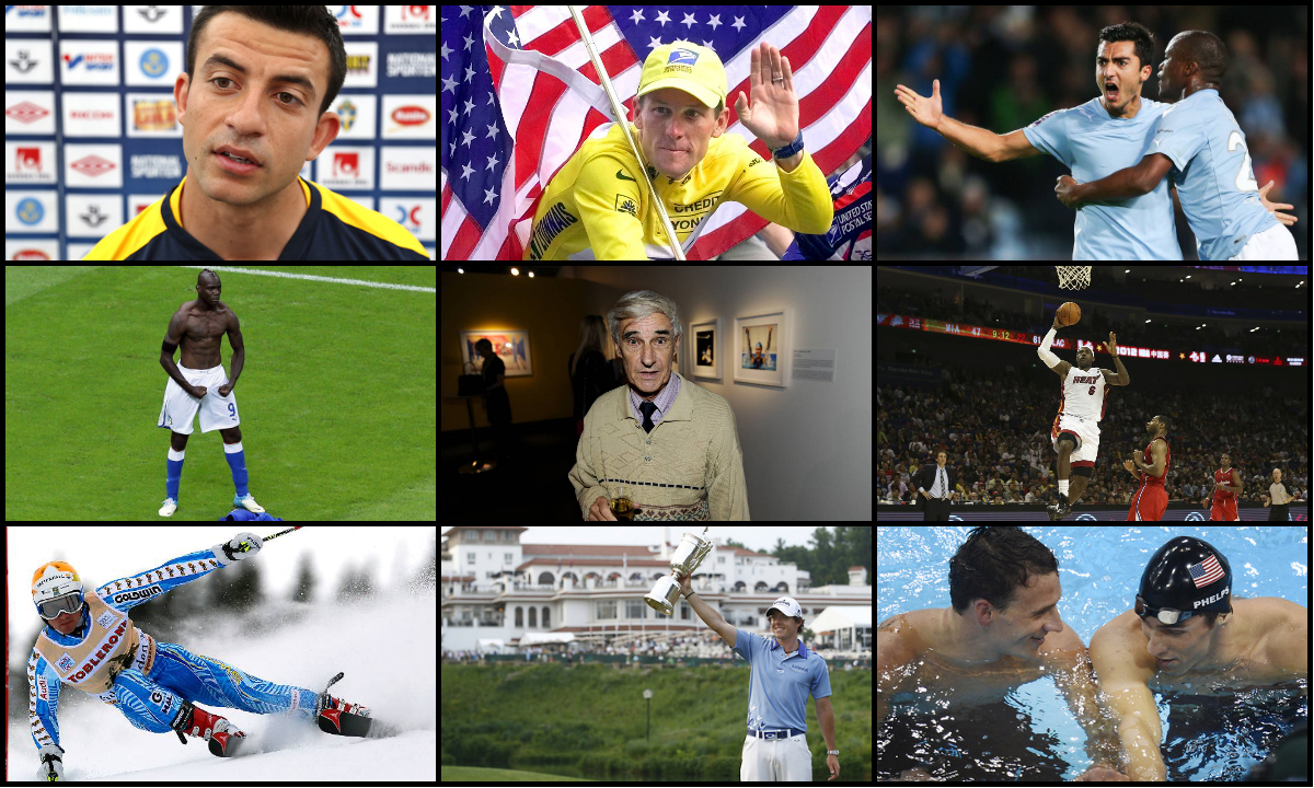 Bosse Hansson, Lance Armstrong, Sport, Usain Bolt, årslistor