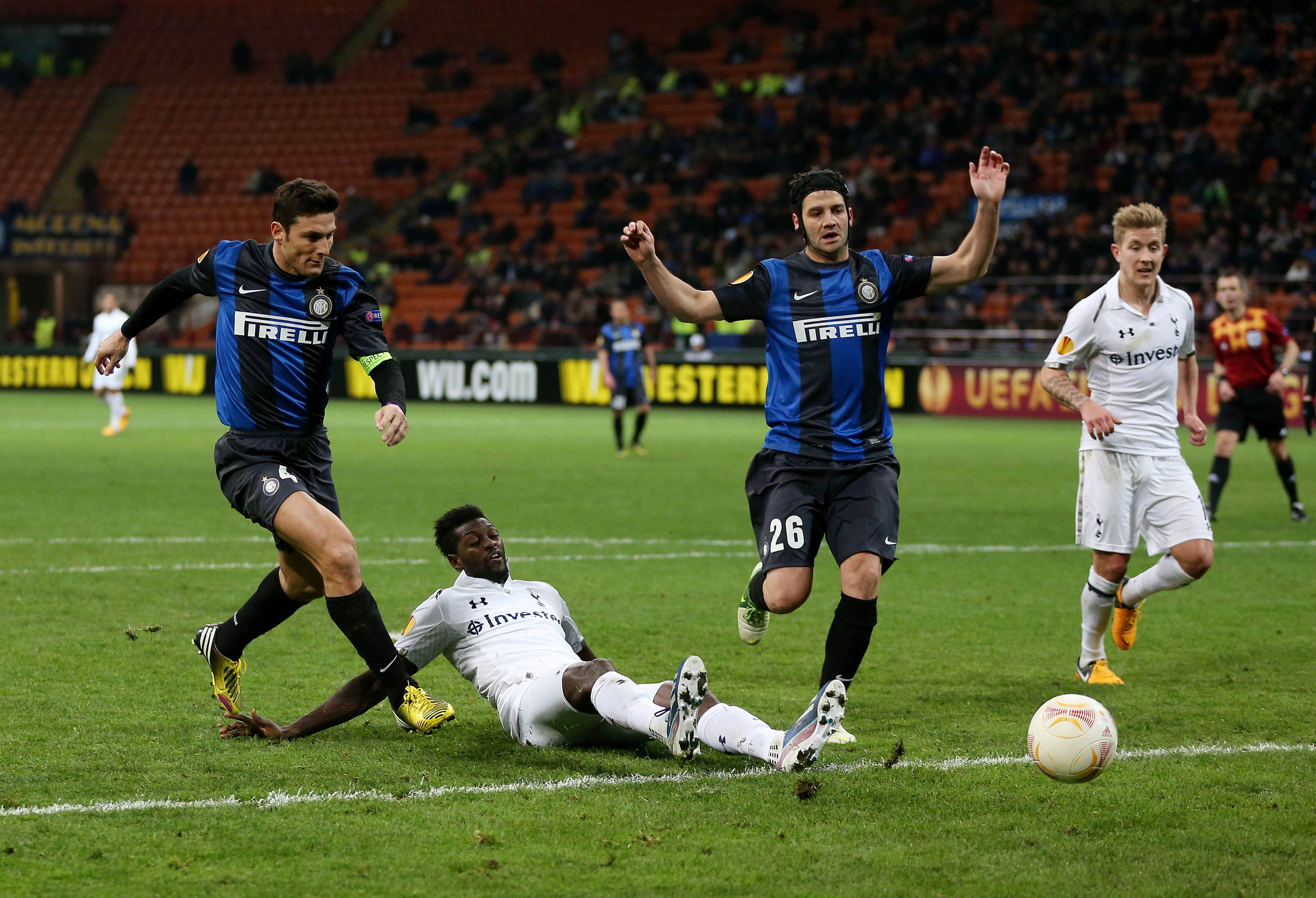 Spurs, Emmanuel Adebayor, Europa League, Fotboll, Inter, Tottenham