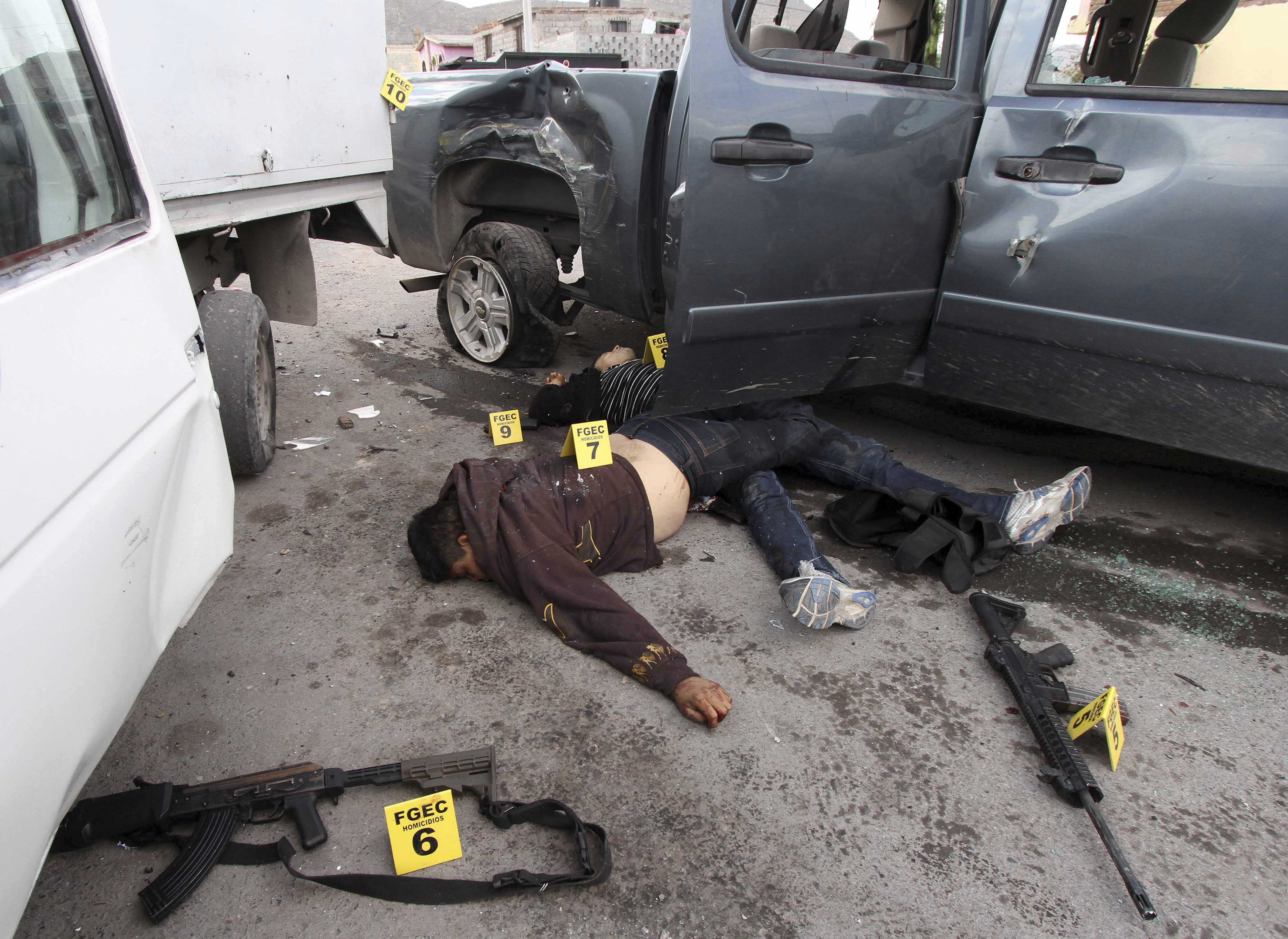 Mexiko, Knarkkrig, Döda, Los Zetas, Gulfkartellen, Poliser, mord, Karteller