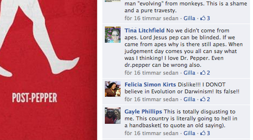 Facebook, ateism, Kristendom, dr pepper