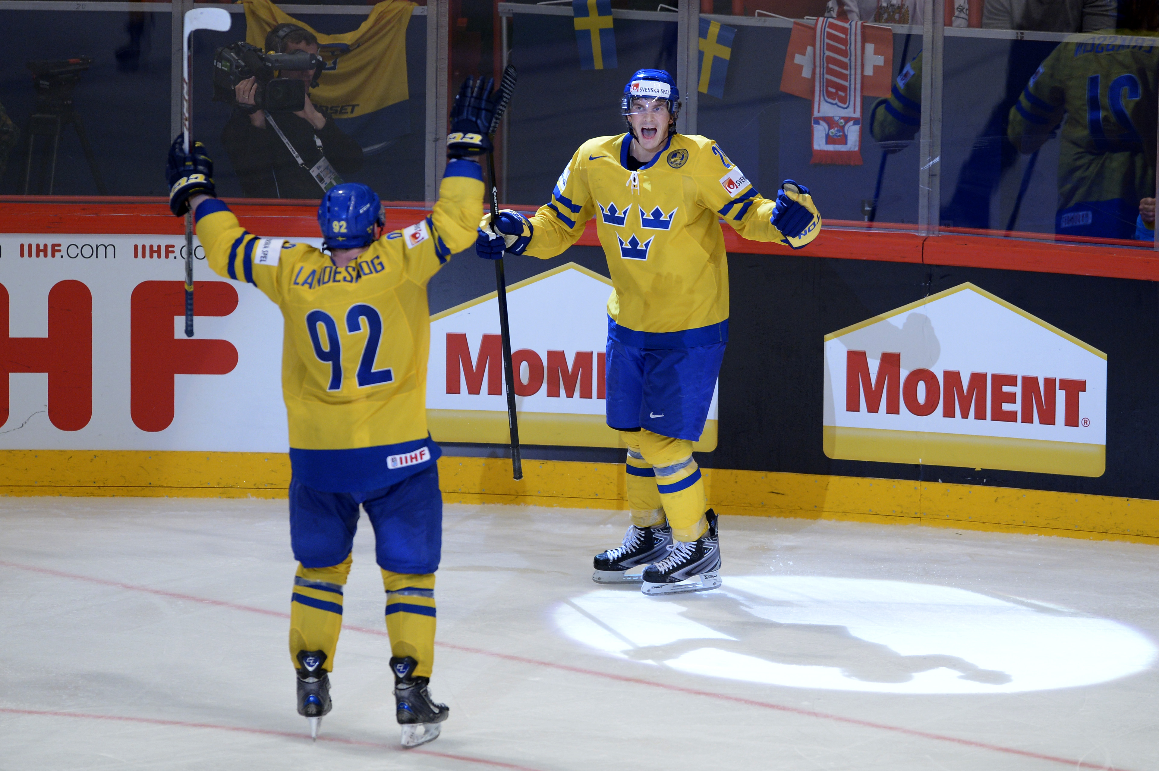 Schweiz, Sverige, Hockey-VM, VM-guld