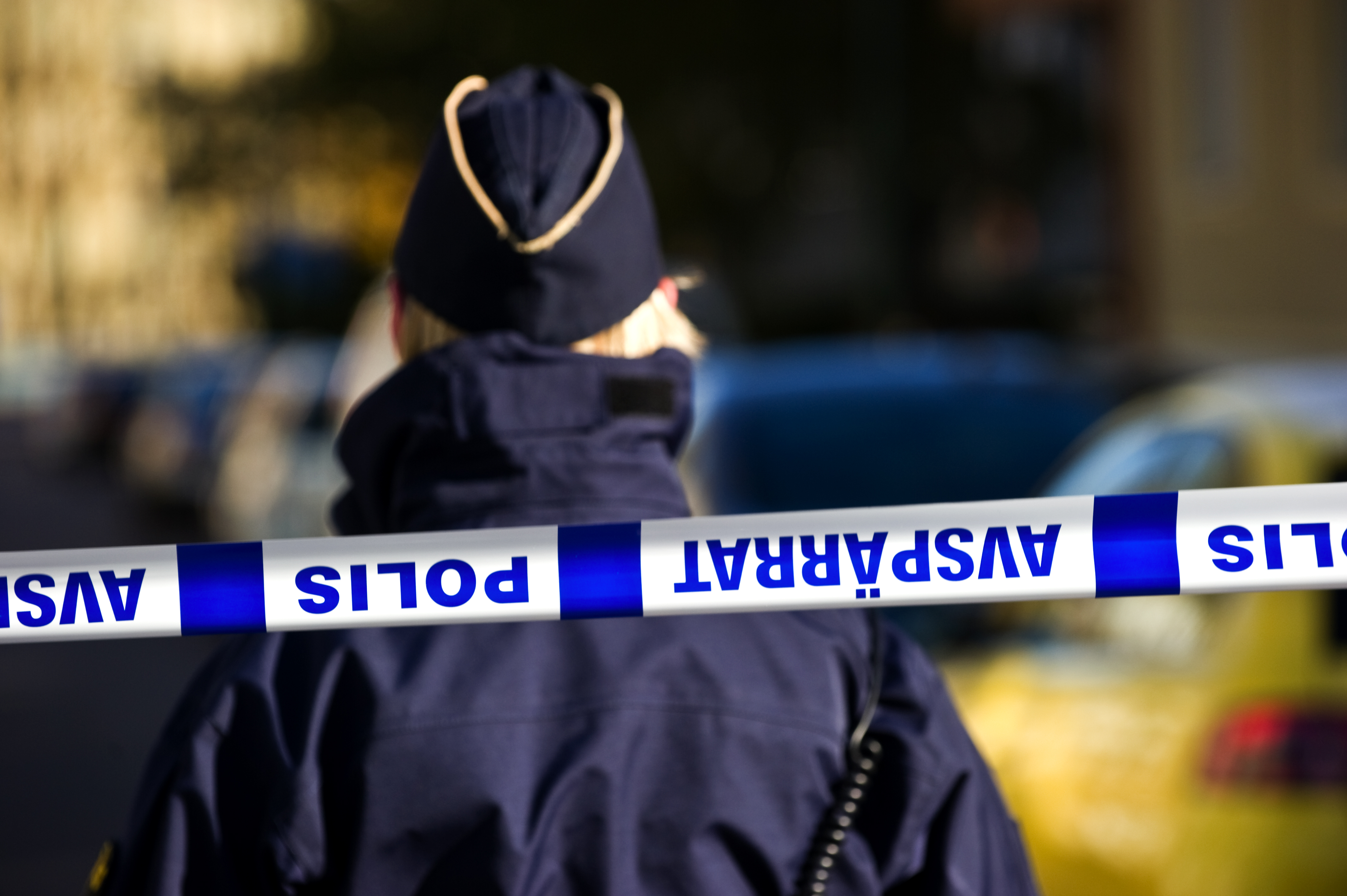 Stockholm, Haninge, Ran, Polis, Eld