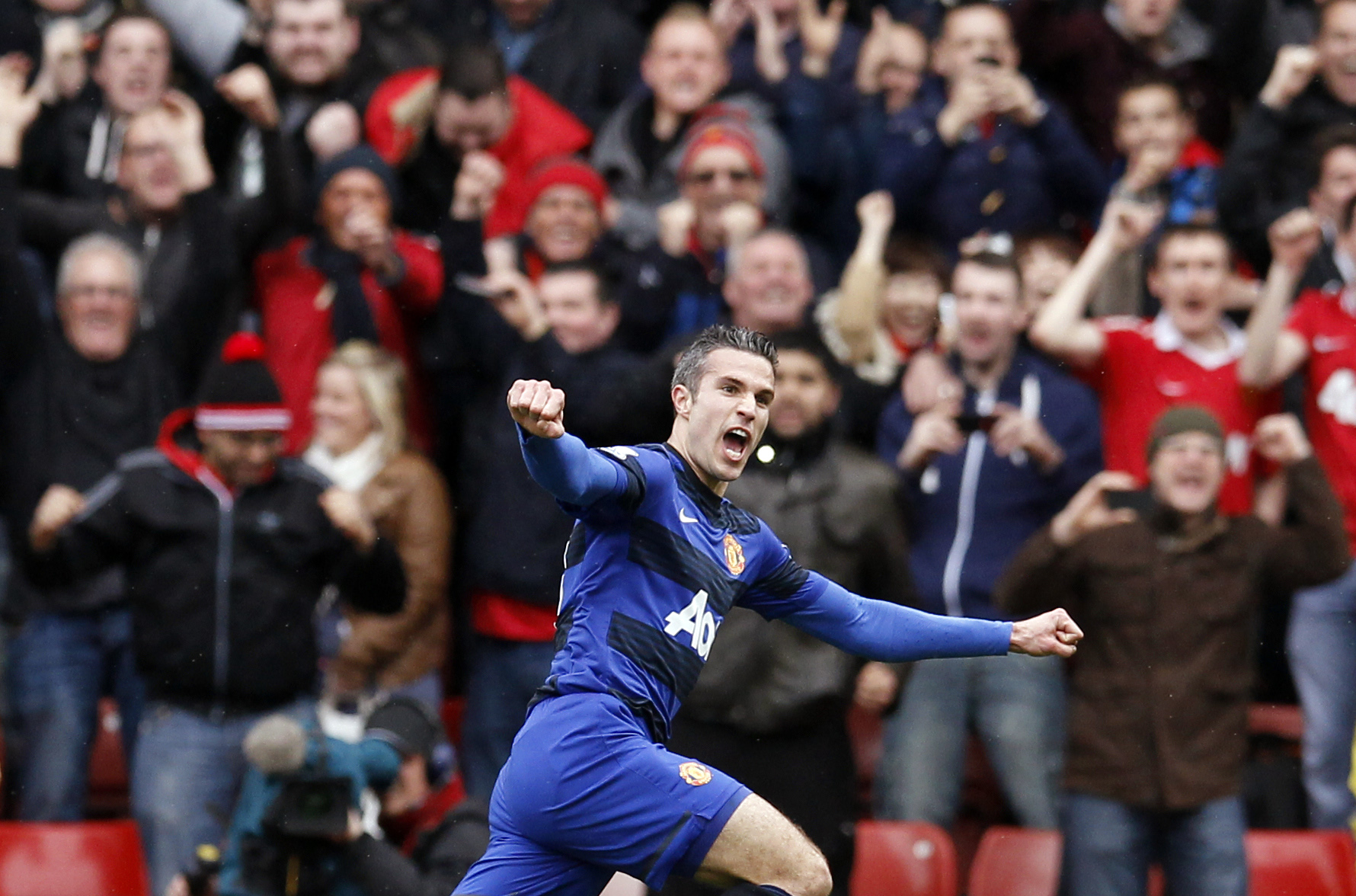Sir Alex Ferguson, Fotboll, Manchester United, Robin van Persie, England, Sport