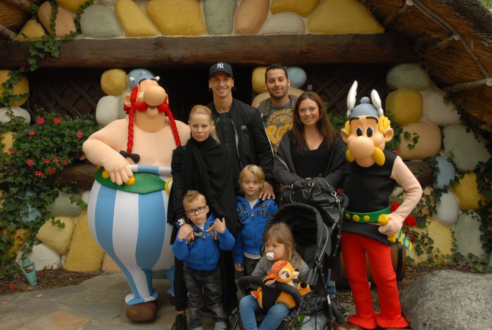 Segerfirande, Zlatan, Asterix och Obelix