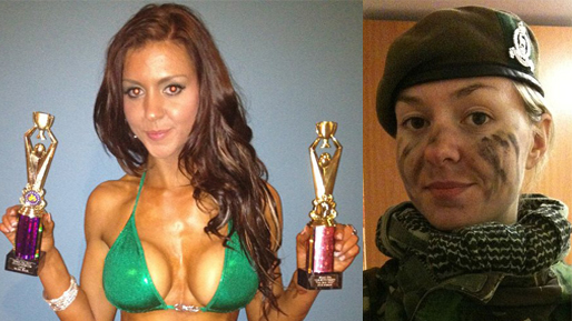 Storbritannien, Bikini, Soldat, Kroppsbyggare, Melissa Haywood