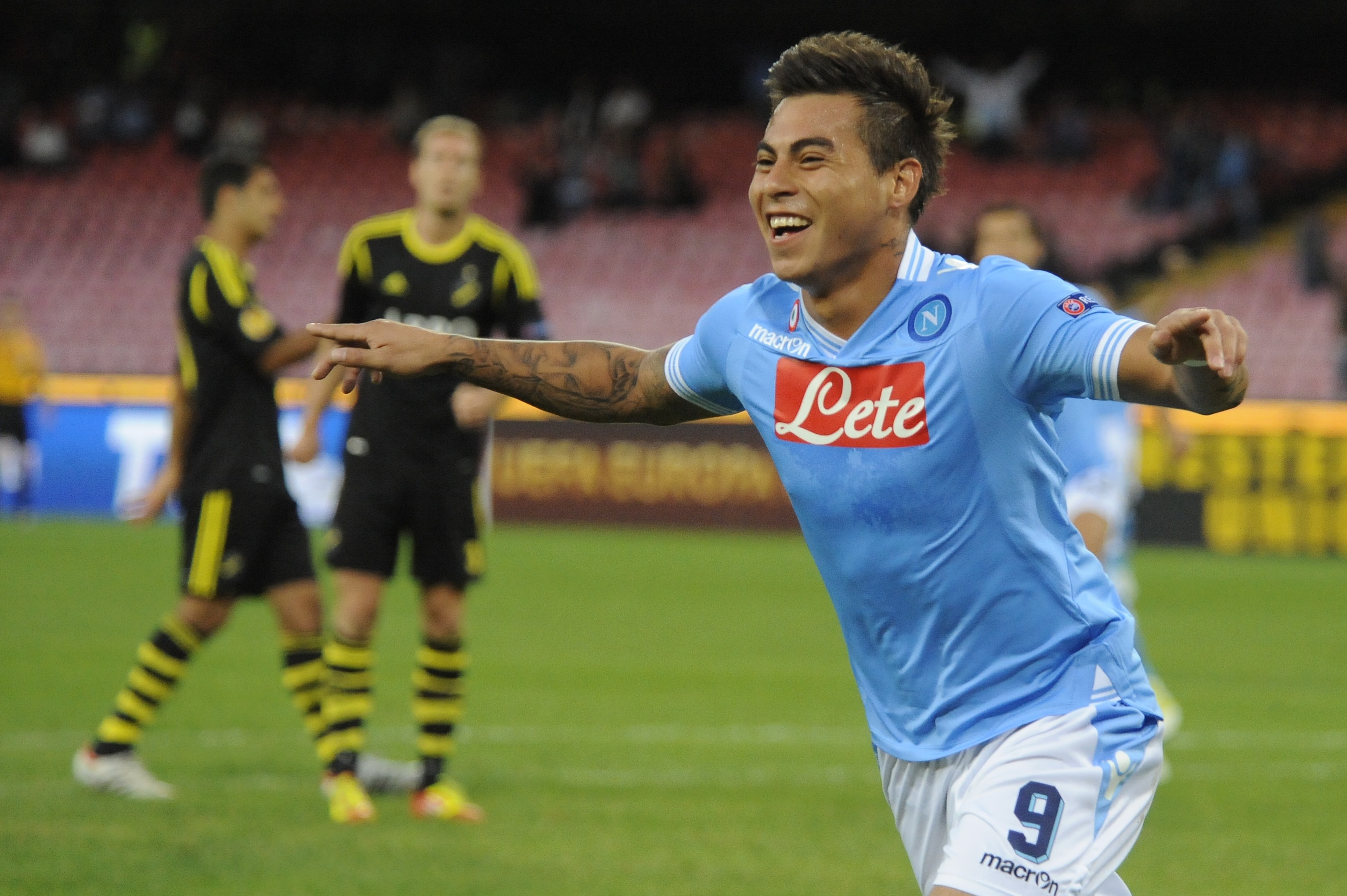 Napoli, eduardo-vargas, AIK, Hattrick