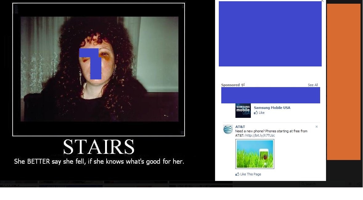 Facebook, Kvinnohat, Rihanna,  WAM, Misshandel, Valdtakt