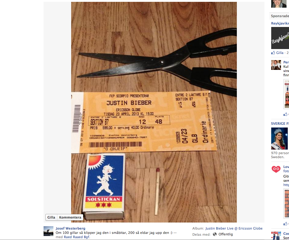 Beliebers, Facebook, Hollywood, Justin Bieber