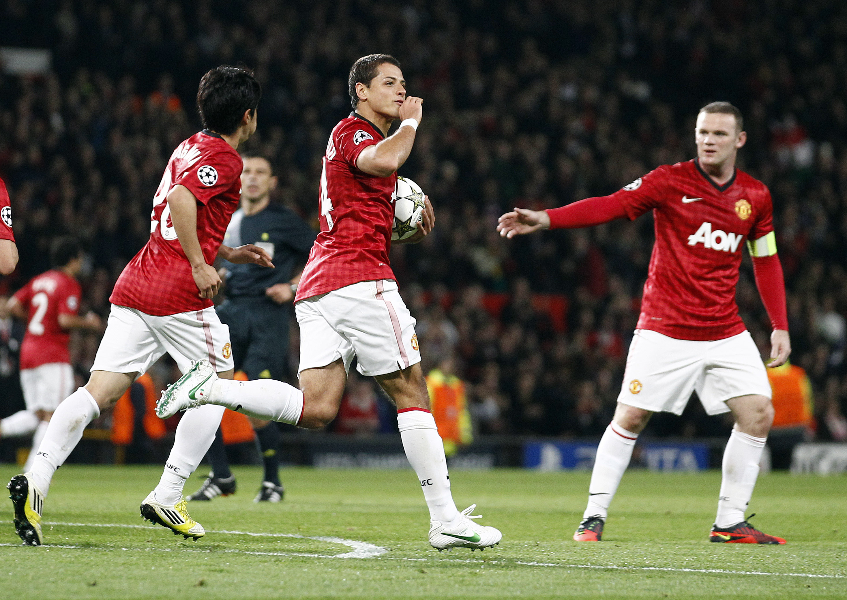 Champions League, Chicharito, Manchester United