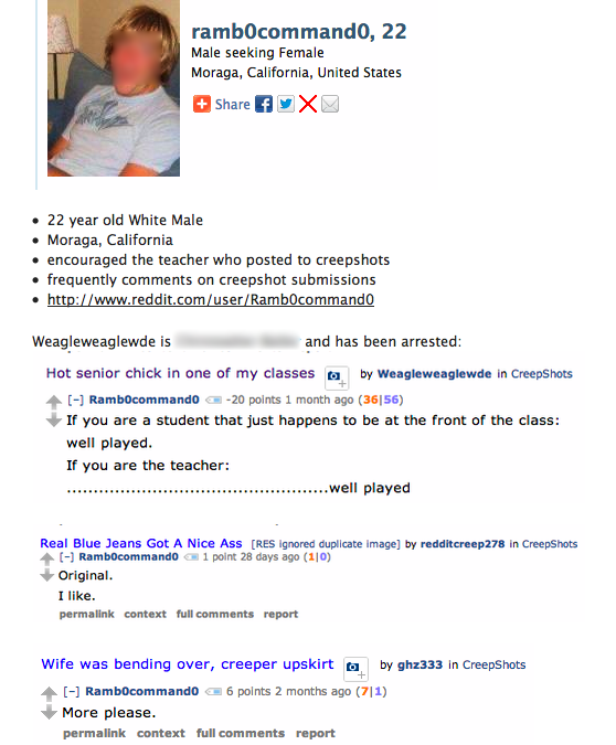 adrian chen, reddit, creepshots, Nakenbilder