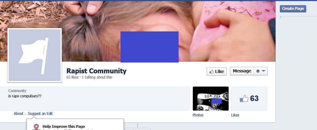 Misshandel, Rihanna, Facebook,  WAM, Valdtakt, Kvinnohat