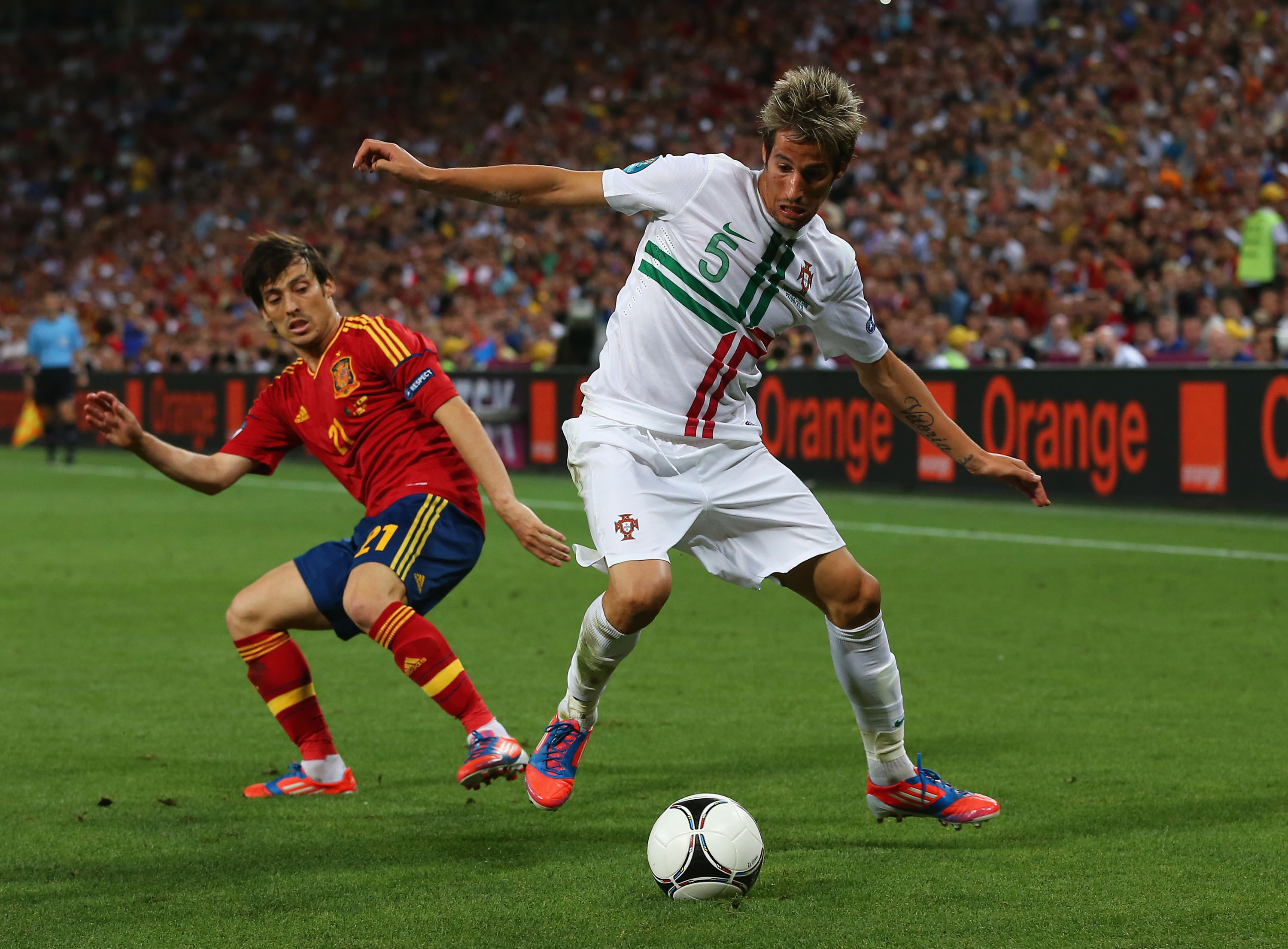 EM-nyheter, Portugal-Spanien, Semifinal