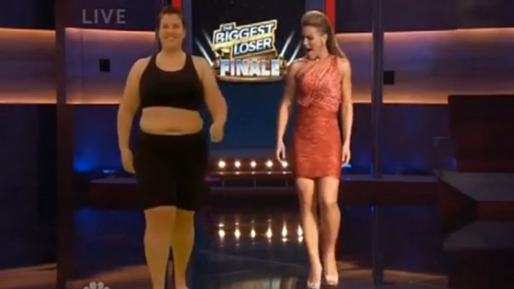 Bild, TV, Danni Allen, Klipp,  Före efter, Biggest Loser, Program
