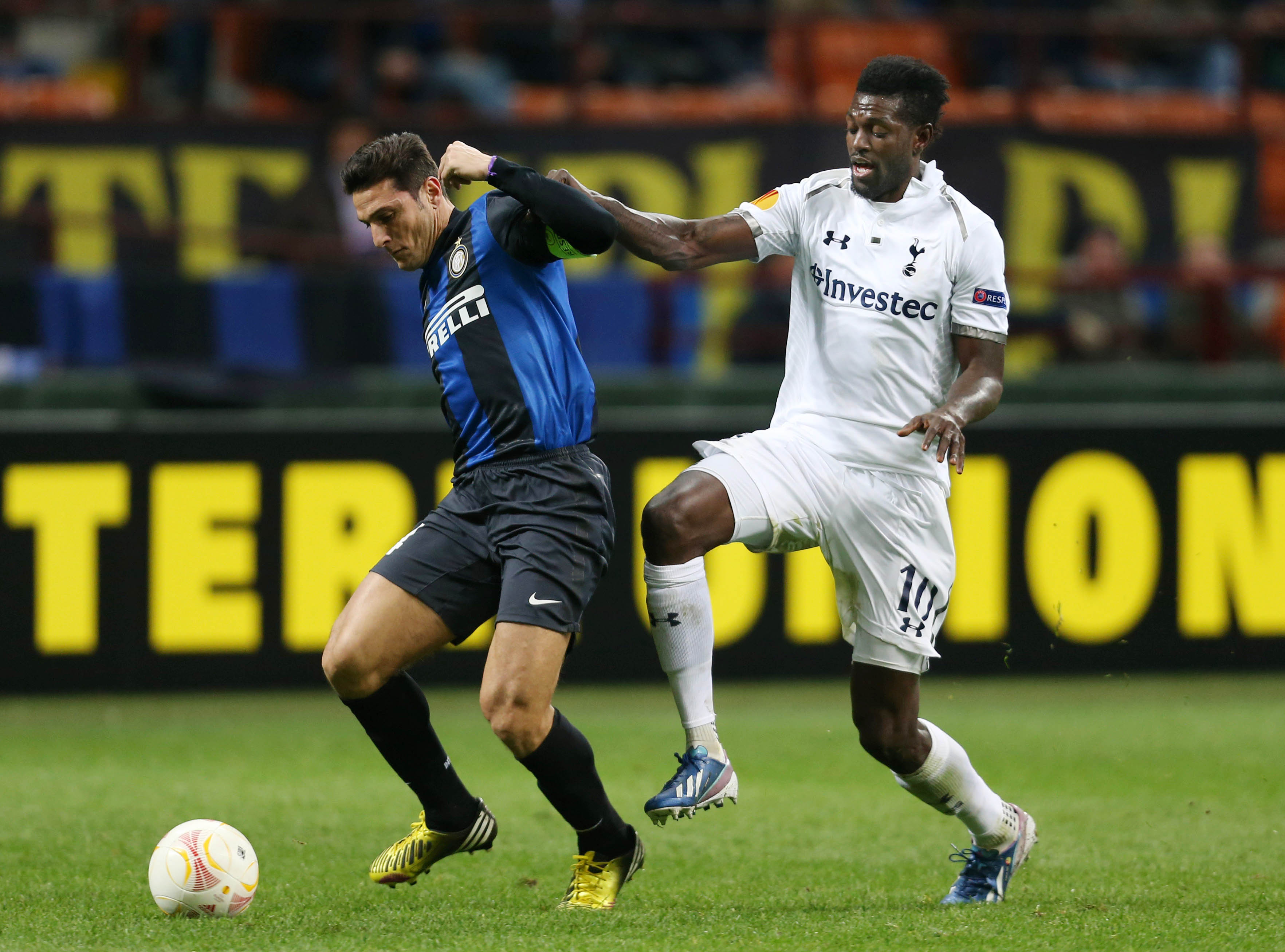 Spurs, Fotboll, Emmanuel Adebayor, Inter, Tottenham, Europa League