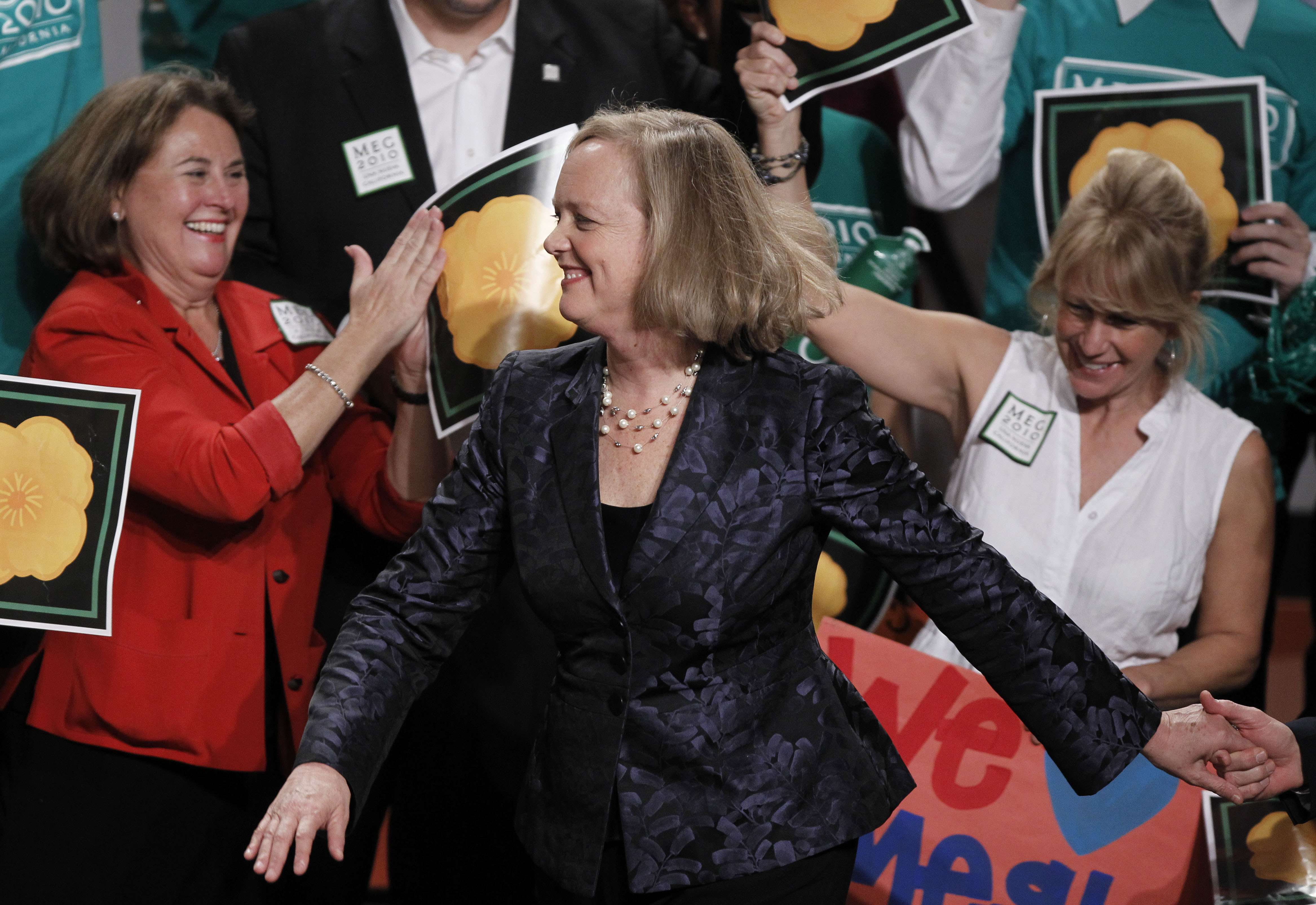 Meg Whitman, Guvernör, Kalifornien, Val