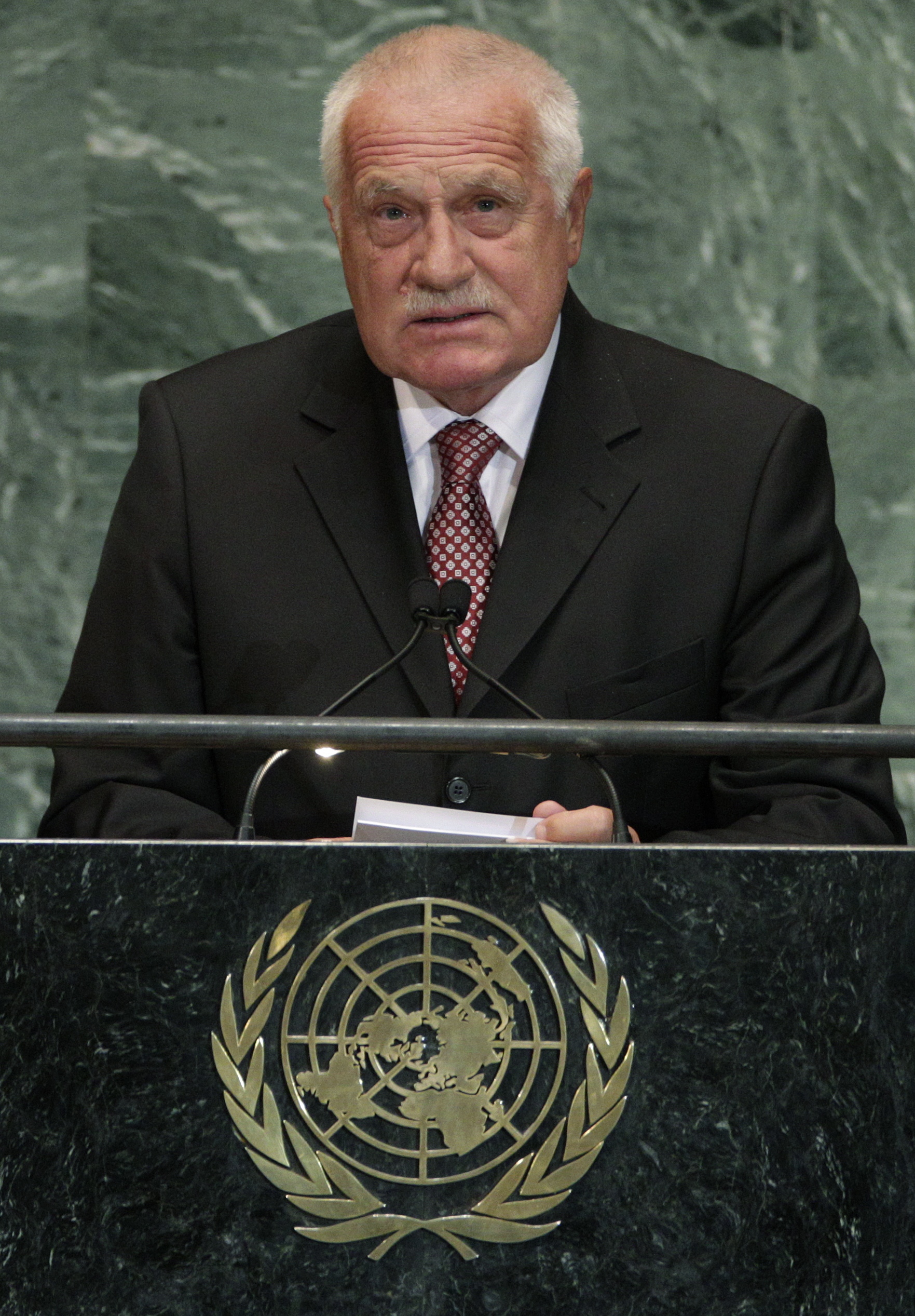 President, Vaclav Klaus, Tjeckien, Soft airgun
