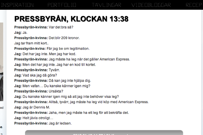 Stold, Text, Samtal, Dennis Maglic, Blogg, Alex Schulman, Kopiera, Bloggare, Konversation, Copy