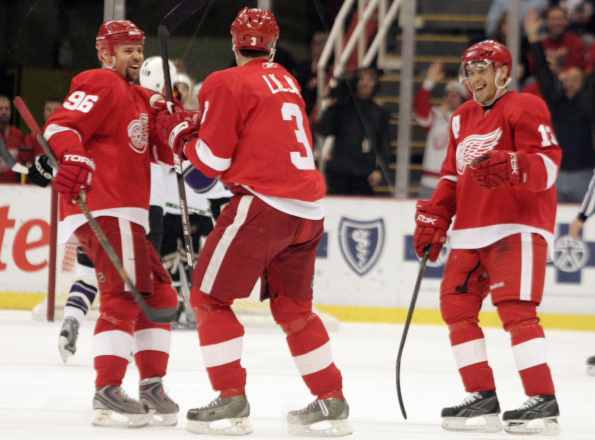 Detroit Redwings, Tomas Holmstrom, nhl, Johan Franzen, Andreas Lilja, Niklas Kronwall