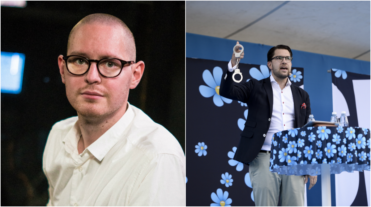 bombhot, Peter Jezewski, Totte Löfström, Sverigedemokraterna, Demokrati