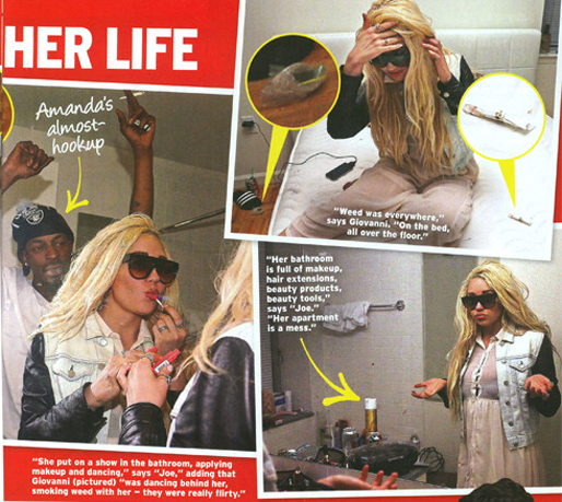 Amanda Bynes, Fantasi, Twitter, mord