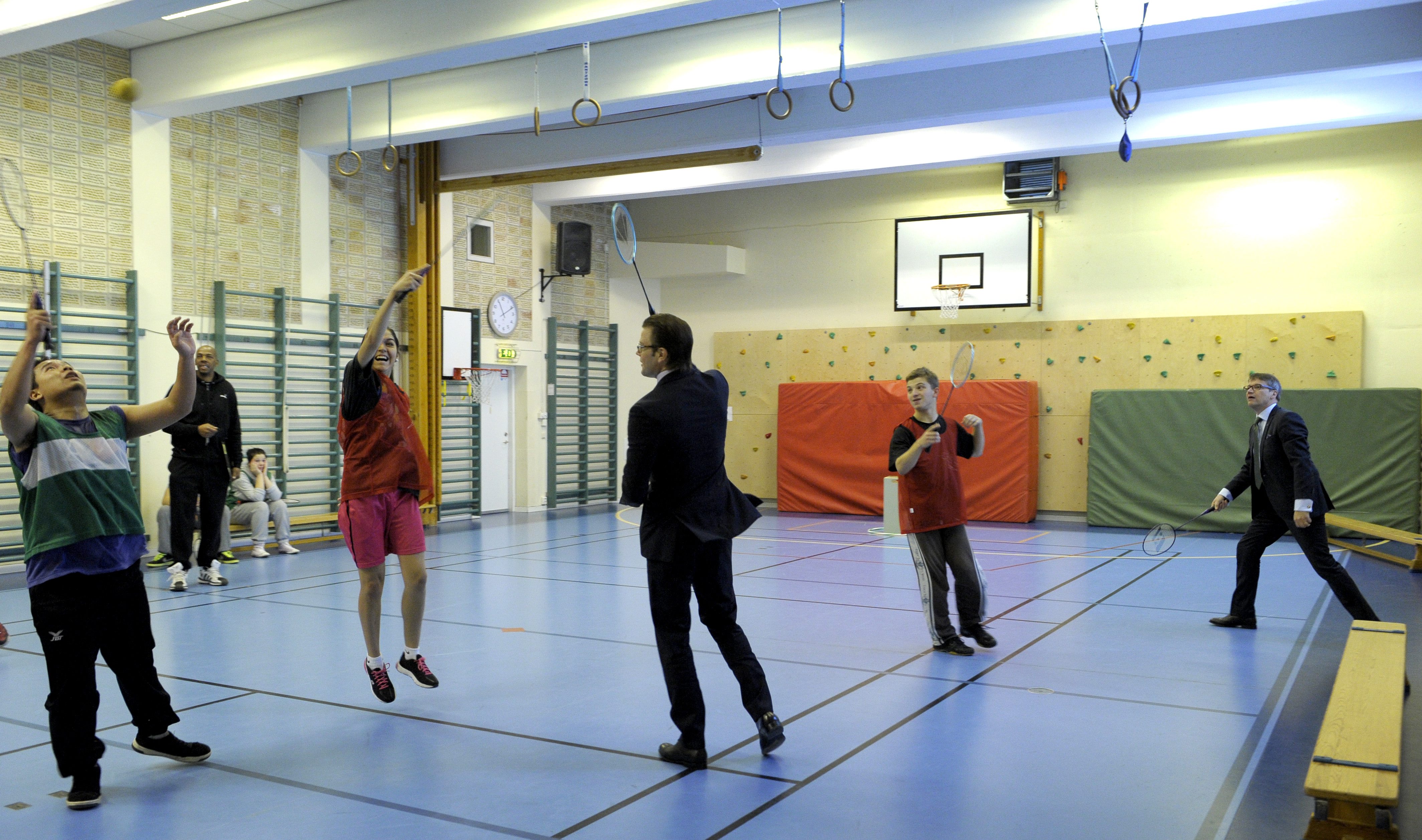 Badminton, Göran Hägglund, Prins Daniel, boost-boll
