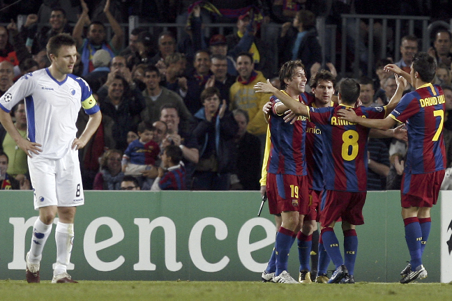 Champions League, Barcelona, Johan Wiland, FC Köpenhamn, Fotboll, César Santín