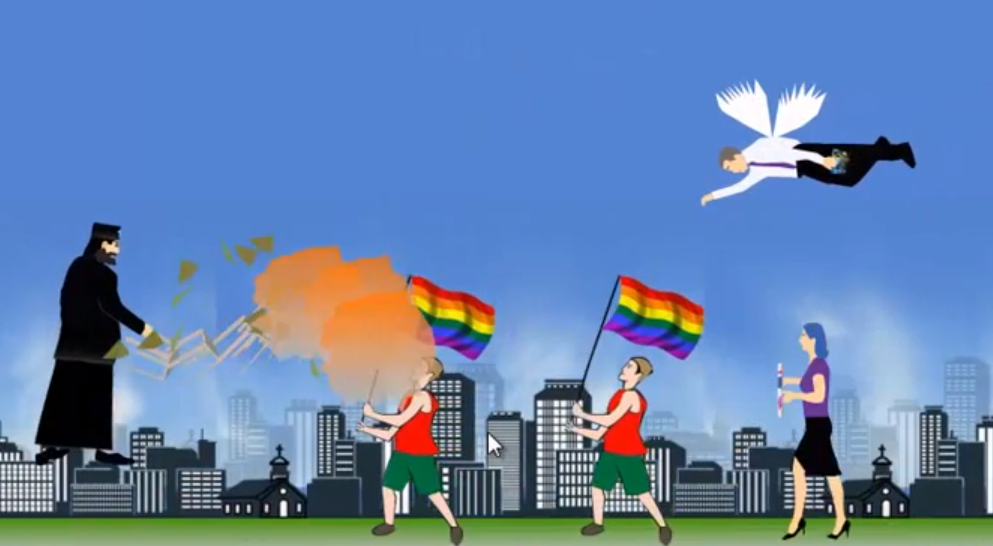 Pride,  Homofobiskt, Spel, Präst, Facebook, Georgien,  Call of Taburetka